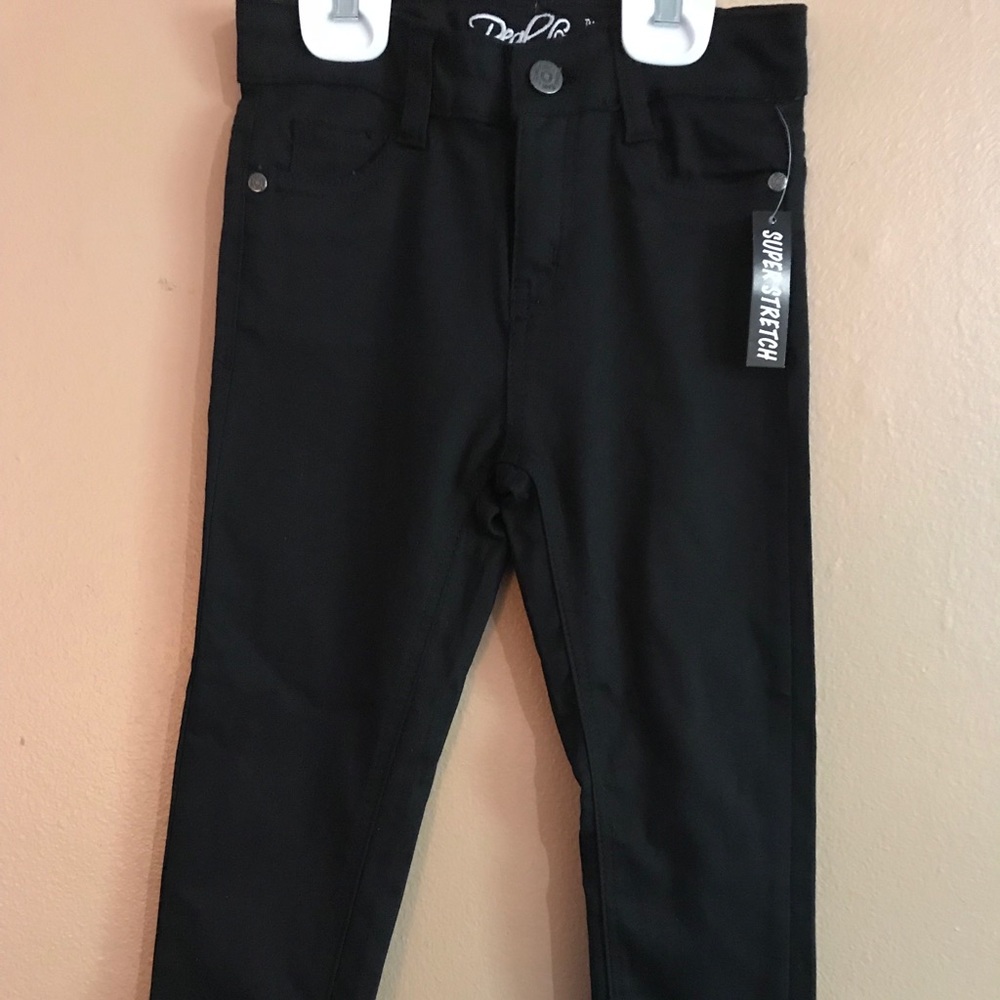 Girls Black stretch Jeans